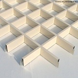 Подвесной потолок грильято 30х30 ( выс.30/шир.5) Эконом светло-бежевый А115 rus